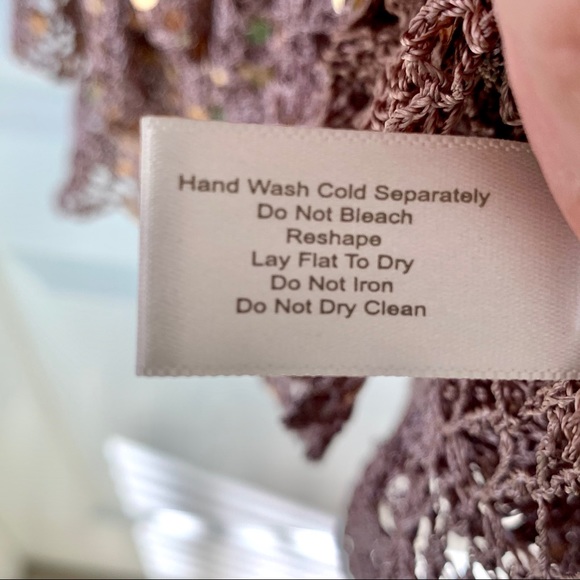 BOSTON PROPER Tiered Crocheted Top with Sequins—XS - Picture 14 of 16